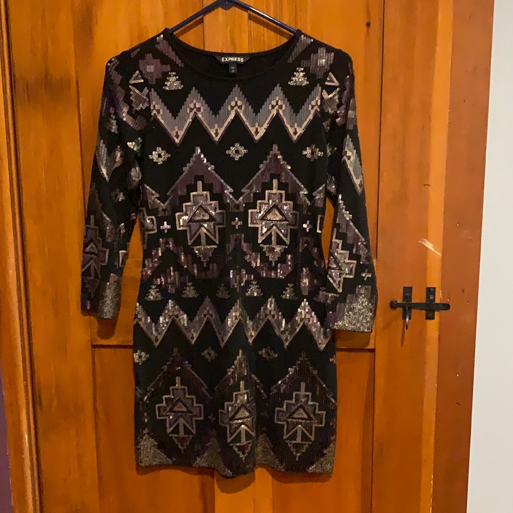 Women’s Express mini sequence dress